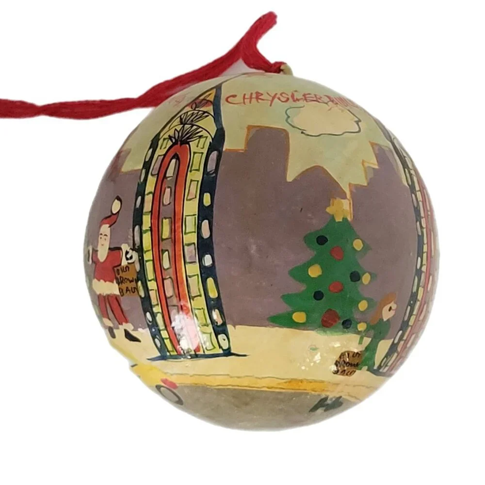 Bloomingdale's NYC Christmas Holiday Ornament Chrysler Building Vintage